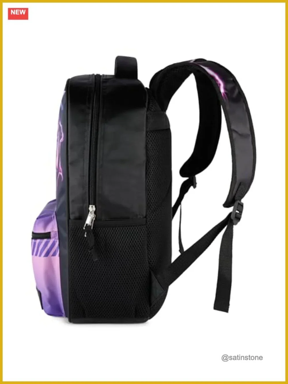 K-Pop Demon Hunters Huntrix Backpack for Girls, Resistant Nylon Twill, Padded